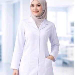 Malaysian Nursing Uniform Set (Top & Pants) Premium Quality Ready Stock
